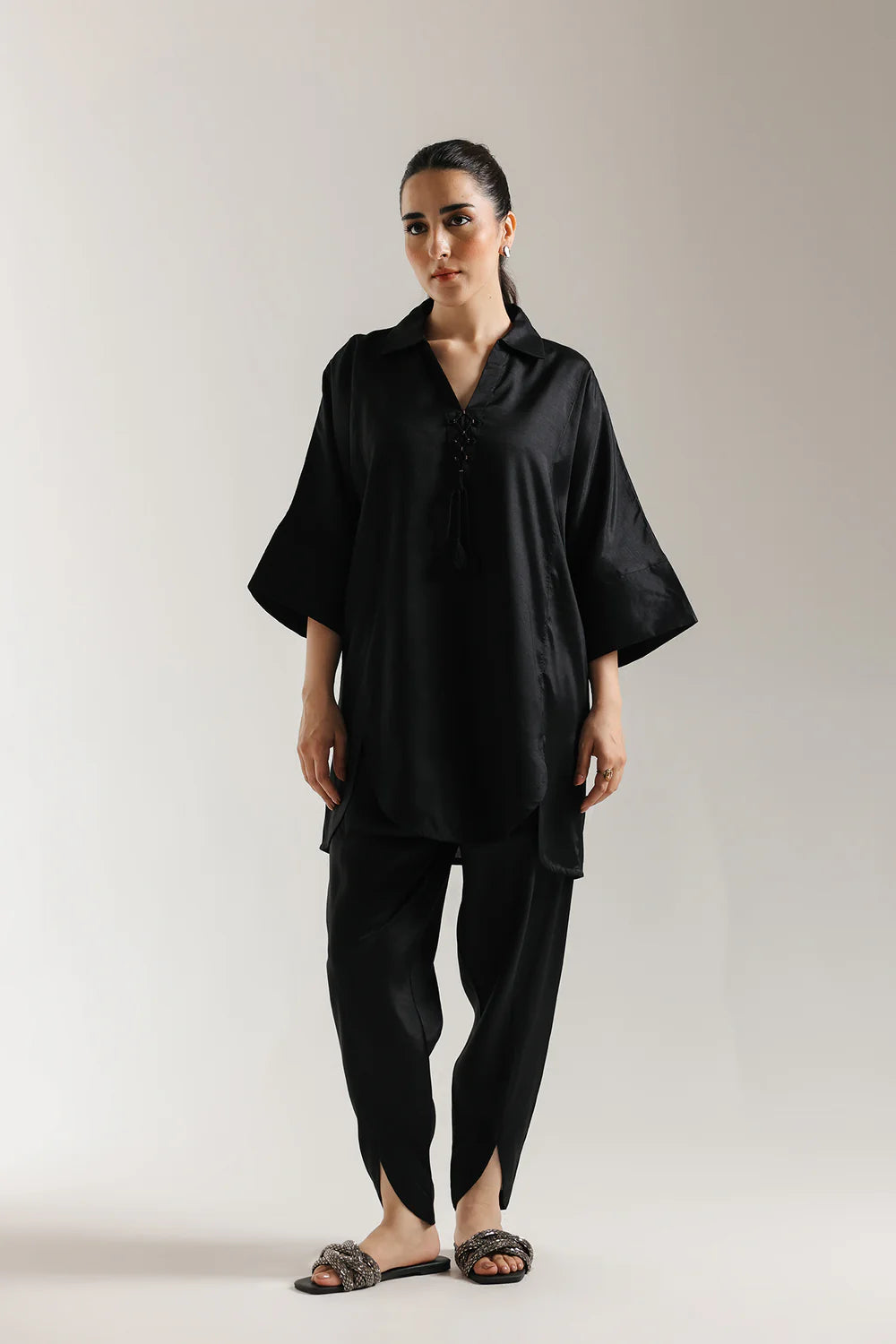 Funky Threads Solids CO-ORDS: The Jet Black