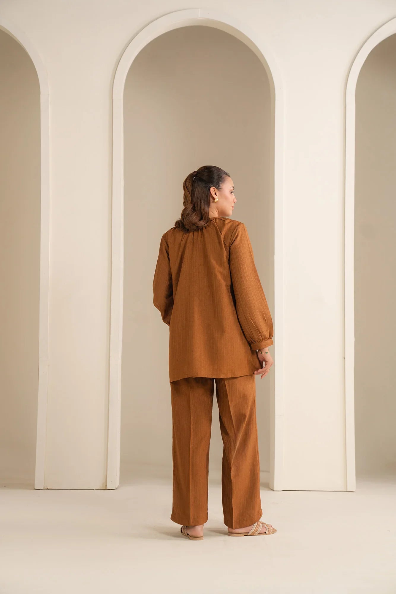 Funky Threads Solids CO-ORDS: The Camel Brown