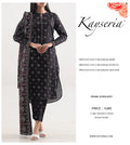 Kayseria Khaddar 3PC Unstitched - Classic Black
