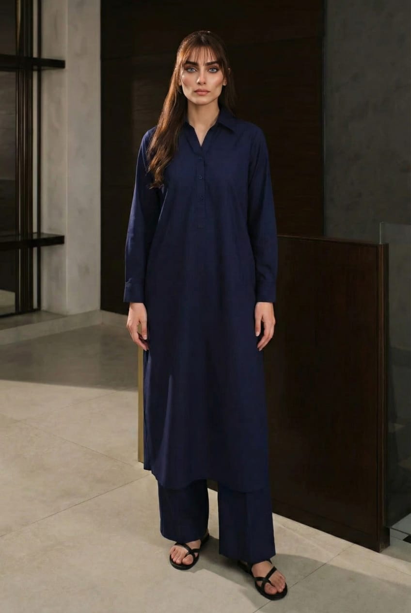 Funky Threads Solids CO-ORDS: The Deep Navy Blue