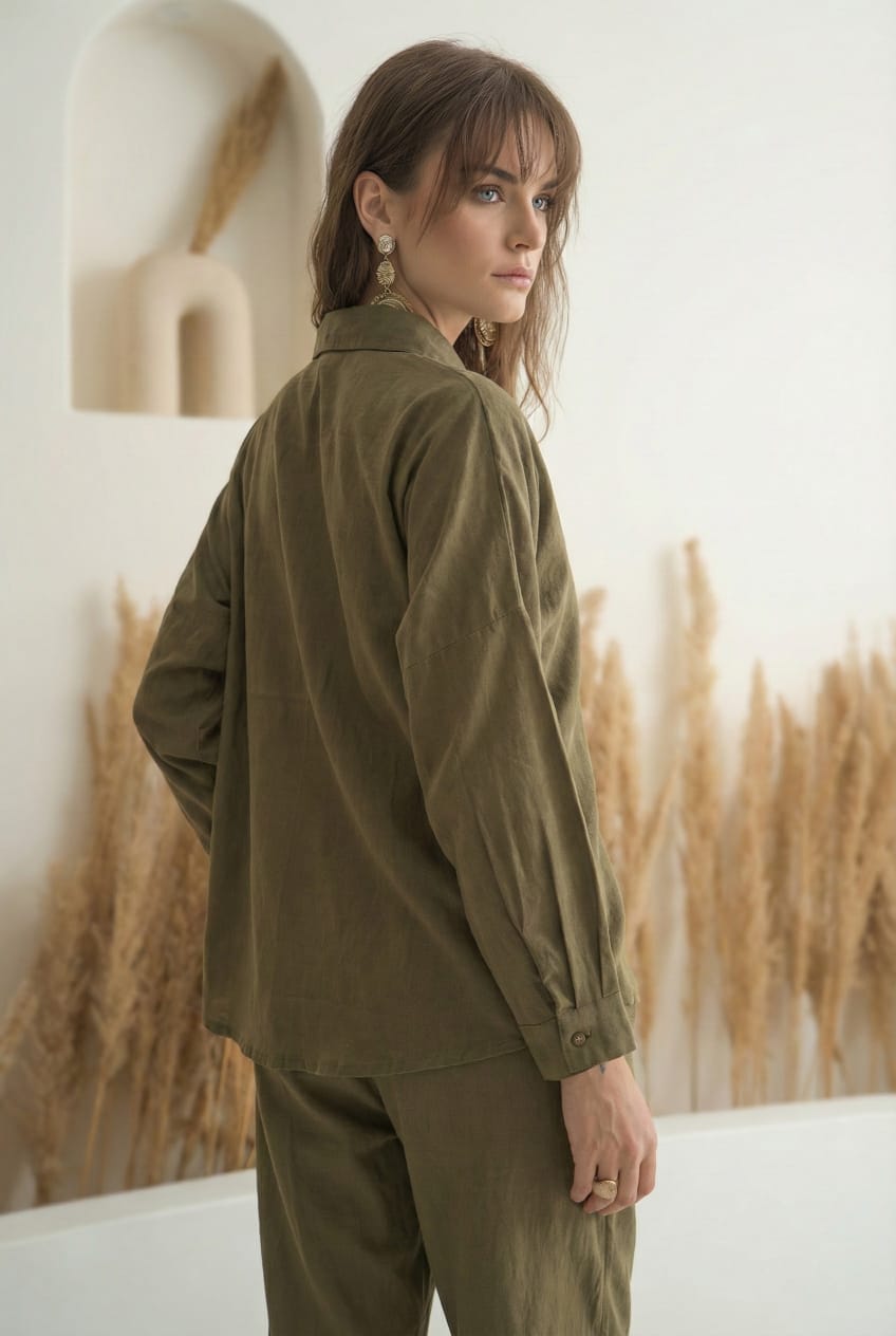 Funky Threads Solids CO-ORDS: The Olive Green