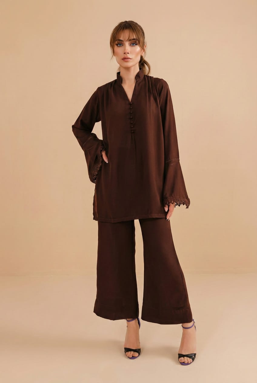 Funky Threads Solids CO-ORDS: The Espresso Brown