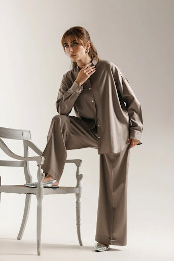 Funky Threads Solids CO-ORDS: The Cool Dove Grey