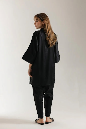 Funky Threads Solids CO-ORDS: The Jet Black